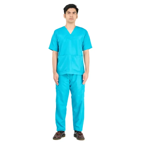 PawlySoft Scrub Suit UNISEX Set Plus Size (Shirt+Pants)
